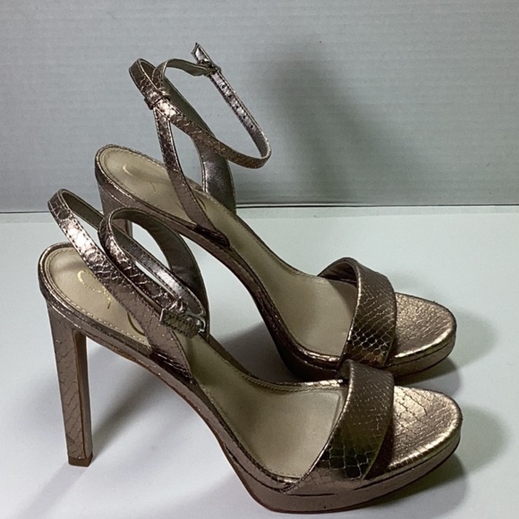 Sam Edelman
Jade Metallic Leather Ankle Strap Platform Dress Sandals - Picture 5 of 9